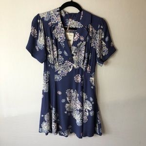 Navy/Blue Free People Dress